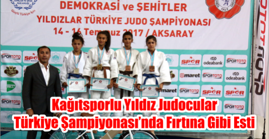  Kağıtsporlu yıldız judocular Türkiye Şampiyonası’nda fırtına gibi esti