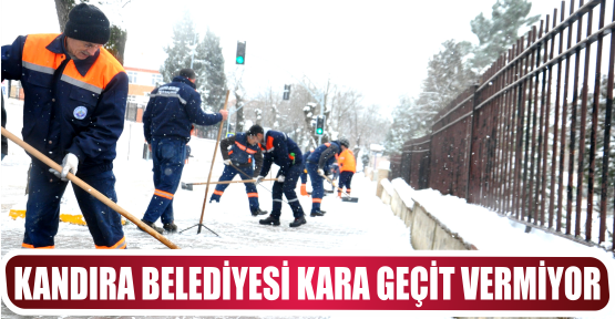 KANDIRA BELEDİYESİ KARA GEÇİT VERMİYOR
