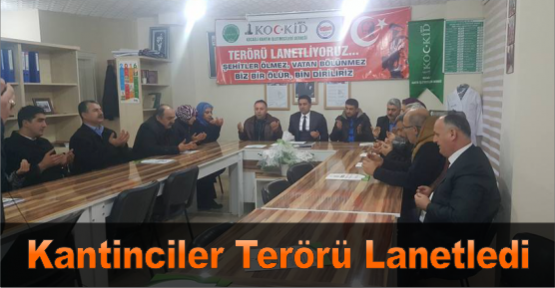 Kantinciler Terörü Lanetledi
