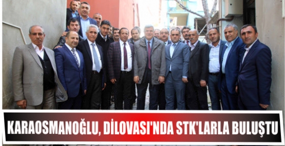 Karaosmanoğlu, Dilovası’nda STK’larla buluştu