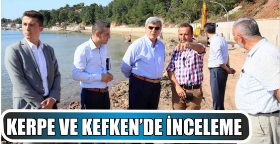 Karaosmanoğlu, Kandıra sahillerindeki çalışmaları inceledi