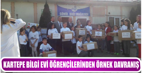 KARTEPE BİLGİ EVİ ÖĞRENCİLERİNDEN ÖRNEK DAVRANIŞ