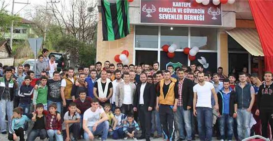 KARTEPE GENÇLİK VE GÜVERCİN SEVENLER DERNEĞİ AÇILDI