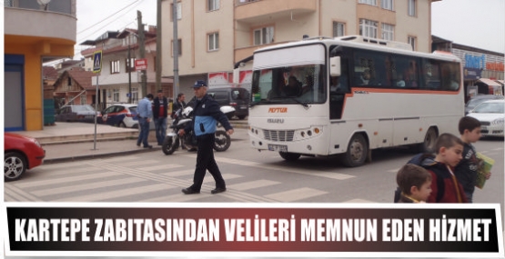 Kartepe Zabıtasından velileri memnun eden hizmet