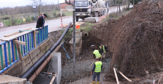 Kartepe’de köprü güçlendirme çalışması