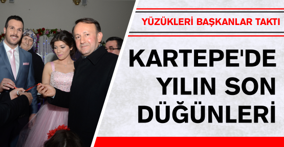  Kartepe’de yılın son düğünleri