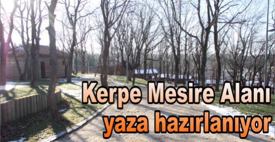 Kerpe Mesire Alanı  yaza hazırlanıyor