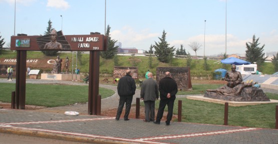 KINALI ASKER PARKI AÇILIYOR