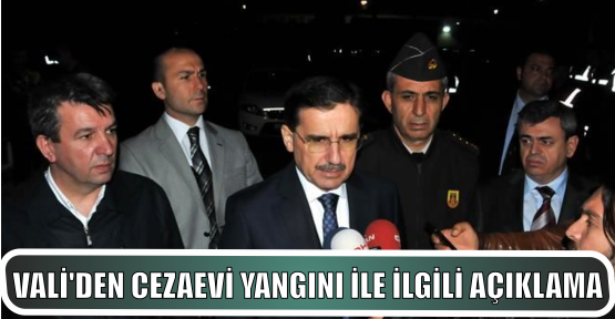 Kocaeli Valisi Topaca’dan Cezaevi Yangınıyla İlgili Açıklama