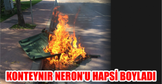  KONTEYNIR NERON'U HAPSİ BOYLADI