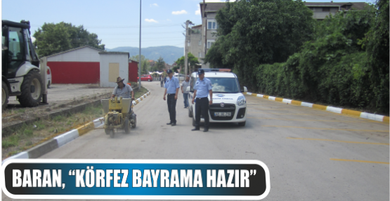 Körfez Belediyesi Bayramda da Durmayacak
