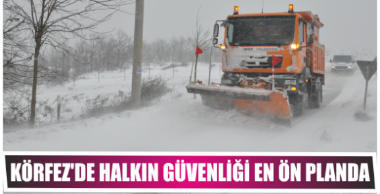 Körfez Belediyesinin Karla Mücadelesi Başladı