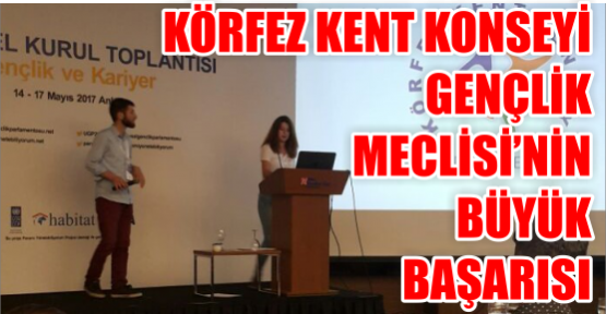 Körfez Kent Konseyi Gençlik Meclisi’nin büyük başarısı 