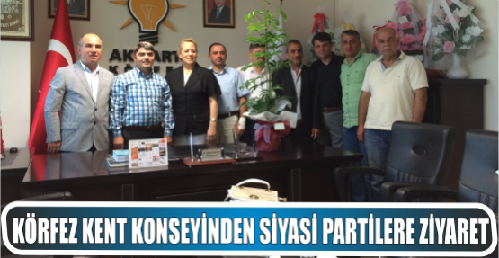 Körfez Kent Konseyinden Siyasi Partilere Ziyaret