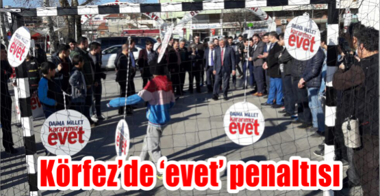 Körfez'de 'evet' penaltısı