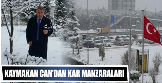 Körfez’de kar manzaraları