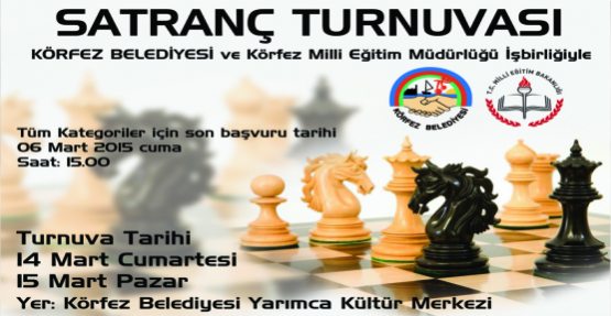 Körfez’de satranç turnuvası