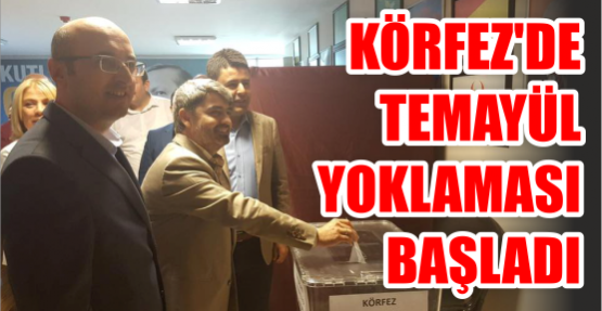 Körfez'de Temayül Yoklaması Başladı