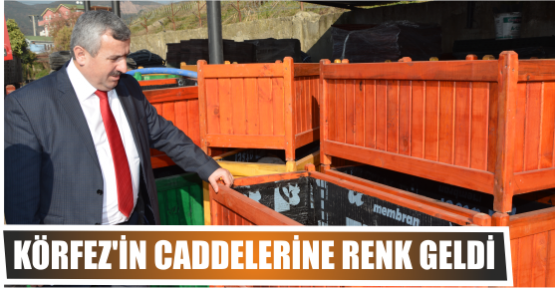 Körfez’in Caddelerine Renk Geldi