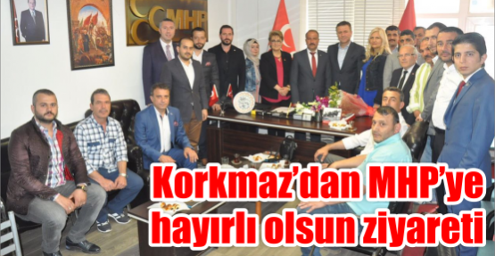 Korkmaz’dan MHP’ye hayırlı olsun ziyareti