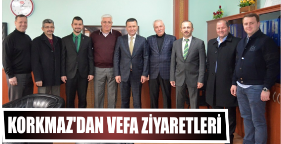 Korkmaz’dan Vefa ziyaretleri