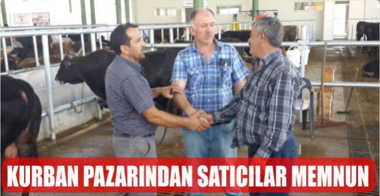 KURBAN PAZARINDAN SATICILAR MEMNUN