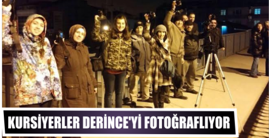 Kursiyerler Derince’yi fotoğraflıyor