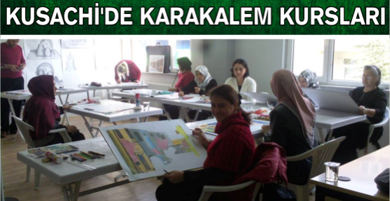 Kusachi’de karakalem çalışmaları