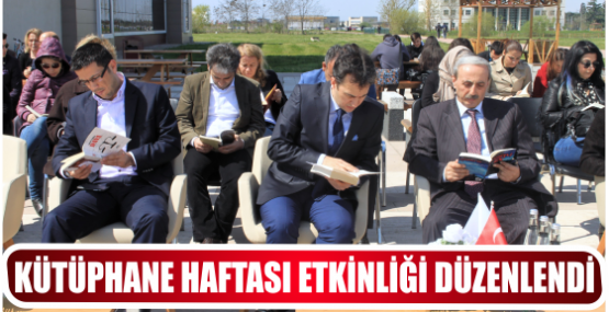KÜTÜPHANE HAFTASI ETKİNLİĞİ DÜZENLENDİ