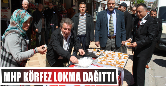 MHP Körfez lokma dağıttı