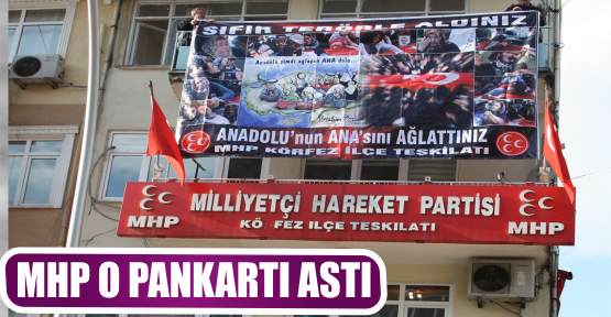 MHP O PANKARTI ASTI