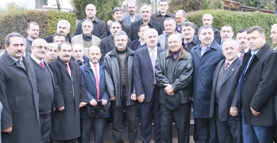 Muhtarlarla protokolün Eskihisar buluşması
