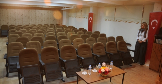 NAMIK KEMAL LISESI ÇOK AMAÇLI SALONA KAVUŞTU