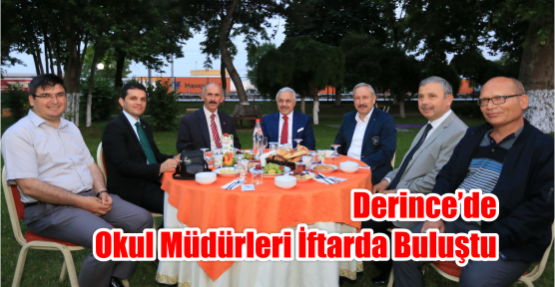  Okul müdürleri iftarda buluştu