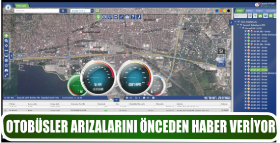 OTOBÜSLER ARIZALARINI ÖNCEDEN HABER VERİYOR