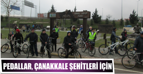 PEDALLAR, ÇANAKKALE ŞEHİTLERİ İÇİN