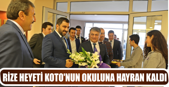 RİZE HEYETİ KOTO’NUN OKULUNA HAYRAN KALDI 