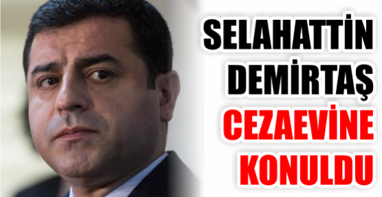 Selahattin Demirtaş, Edirne F tipi cezaevine konuldu.
