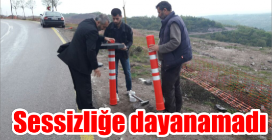 Sessizliğe dayanamadı