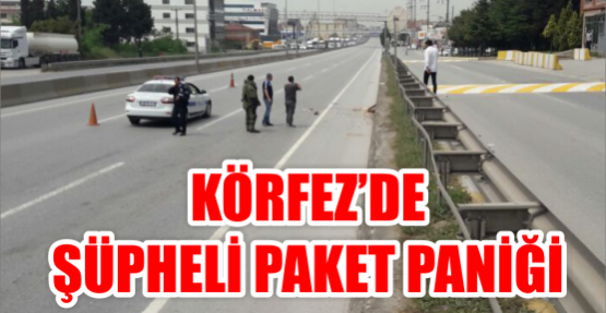 ŞÜPHELİ PAKET PANİĞİ