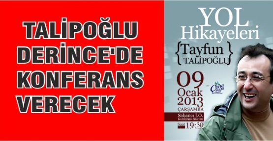 Tayfun Talipoğlu yol hikayeleriyle Derince’de