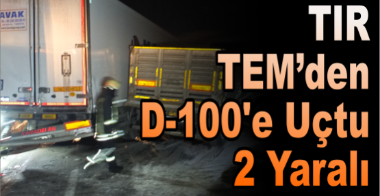 TEM'deki kaza D-100'ü kapattı
