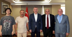 Başkan Büyükakın, Ahilik Kutlama Komitesini Konuk Etti