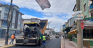 Körfez Hamit Kaplan Caddesi Asfaltlandı