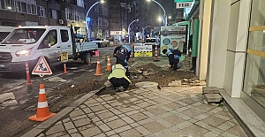 Büyükşehir Gece de Durmadan Çalışıyor