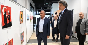 Kartepe’nin Küçük Ressamlarından Anlamlı Sergi