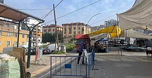 Kurallarına Uymayan Pazarcı Esnafının Tezgahı Kapatıldı