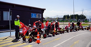   Trafik Eğitim Parkında Türk...