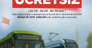   19 Mayıs’ta Kocaeli’nde Ulaşım Ücretsiz