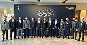 BAŞKAN TALUS VE 12 İLÇE BAŞKANI ANKARA’DA